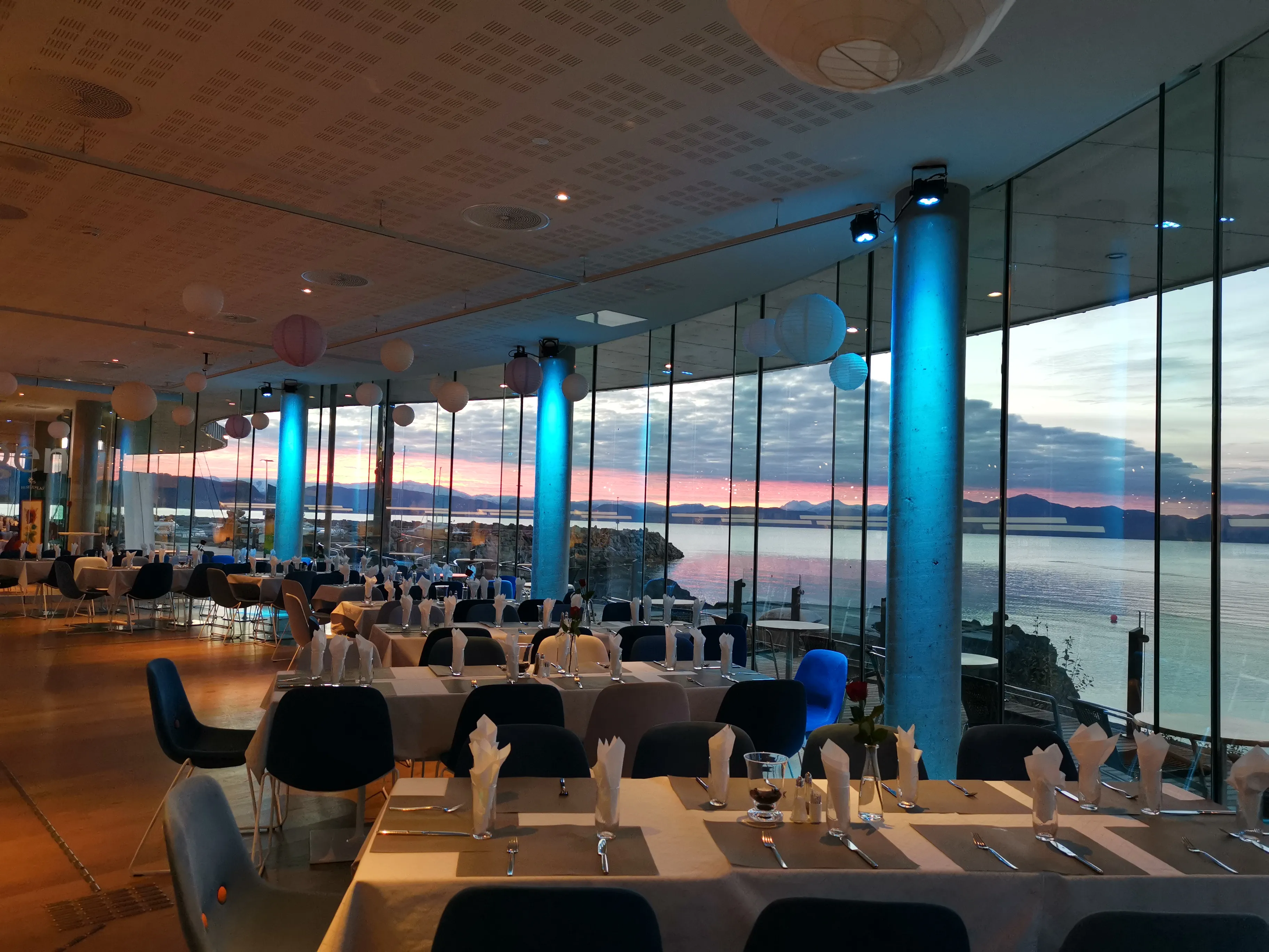 Utsikt fra Oseana Kafe